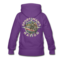 Load image into Gallery viewer, Women’s Badfish Tuna Hoodie - purple
