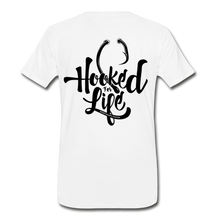 Load image into Gallery viewer, Men&#39;s Hooked T-Shirt - white

