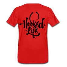 Load image into Gallery viewer, Men&#39;s Hooked T-Shirt - red
