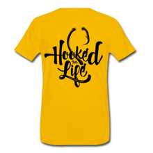 Load image into Gallery viewer, Men&#39;s Hooked T-Shirt - sun yellow
