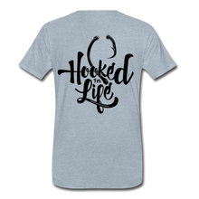 Load image into Gallery viewer, Men&#39;s Hooked T-Shirt - heather ice blue
