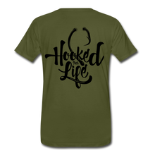 Load image into Gallery viewer, Men&#39;s Hooked T-Shirt - olive green
