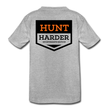 Load image into Gallery viewer, Kids Hunt Harder T-Shirt - heather gray
