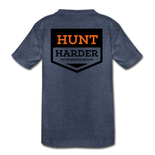 Load image into Gallery viewer, Kids Hunt Harder T-Shirt - heather blue

