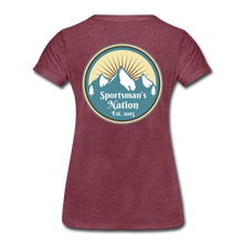 Load image into Gallery viewer, Women’s Premium T-Shirt - heather burgundy
