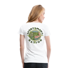 Load image into Gallery viewer, Women’s Premium Largemouth T-Shirt - white
