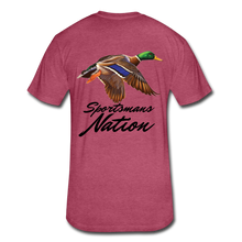 Load image into Gallery viewer, Sportsman&#39;s Nation Mallard T-Shirt - heather burgundy
