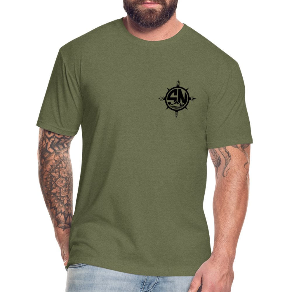 Sportsman's Nation Mallard T-Shirt - heather military green