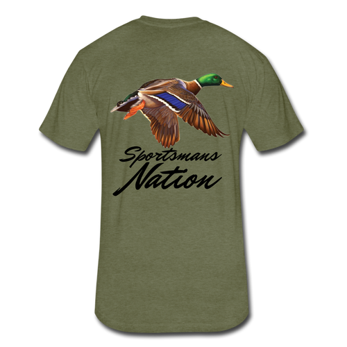 Sportsman's Nation Mallard T-Shirt - heather military green