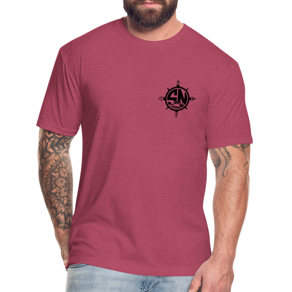 Tagged Out Elk T-Shirt - heather burgundy