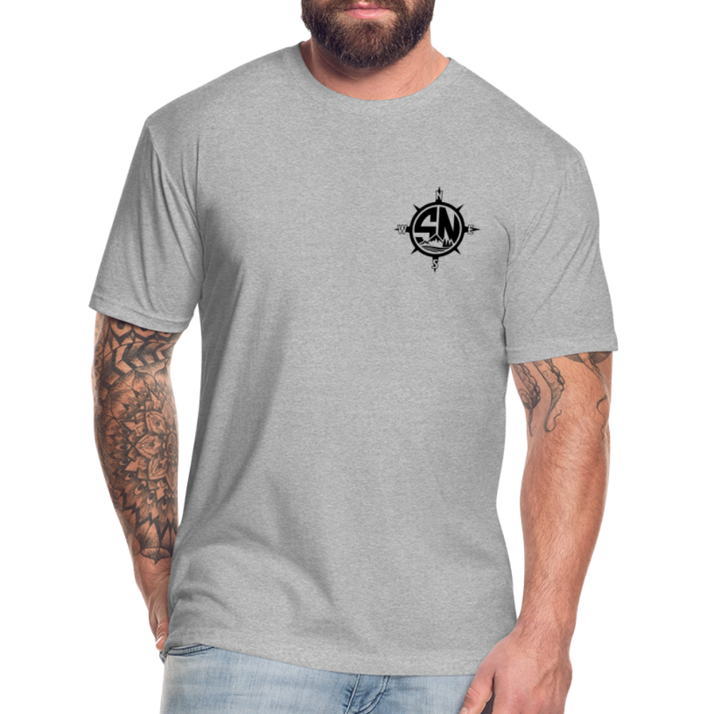 Run & Gun Crew T-Shirt - heather gray