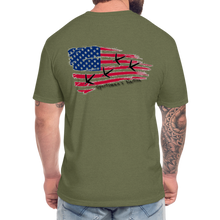 Load image into Gallery viewer, Men&#39;s Turkey Tracks T-Shirt - heather military green
