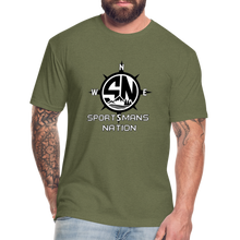 Load image into Gallery viewer, Branded T-Shirt - heather military green
