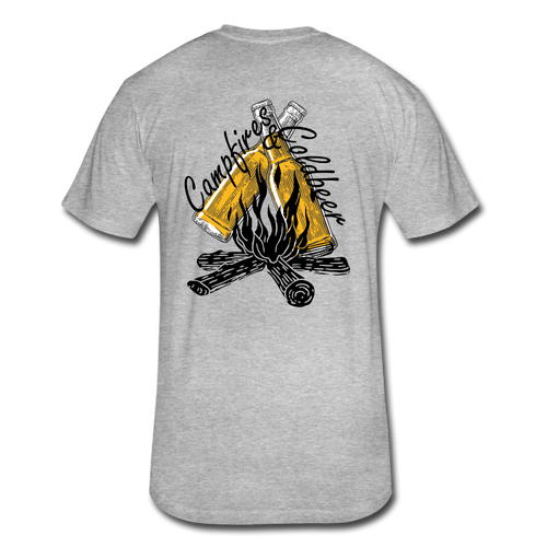 Campfires & Coldbeer T-Shirt - heather gray