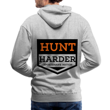 Load image into Gallery viewer, Hunt Harder Hoodie - heather grey
