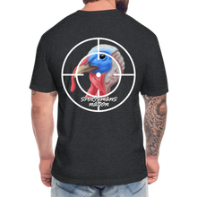 Load image into Gallery viewer, Shoot em in the face T-shirt - heather black
