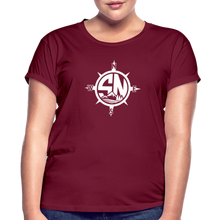 Load image into Gallery viewer, Women&#39;s Scenic Relaxed Fit T-Shirt - burgundy
