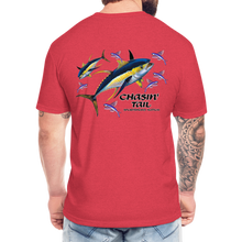 Load image into Gallery viewer, Chasin&#39; Tail Tuna T-Shirt - heather red
