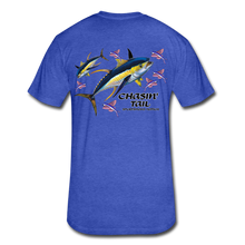Load image into Gallery viewer, Chasin&#39; Tail Tuna T-Shirt - heather royal
