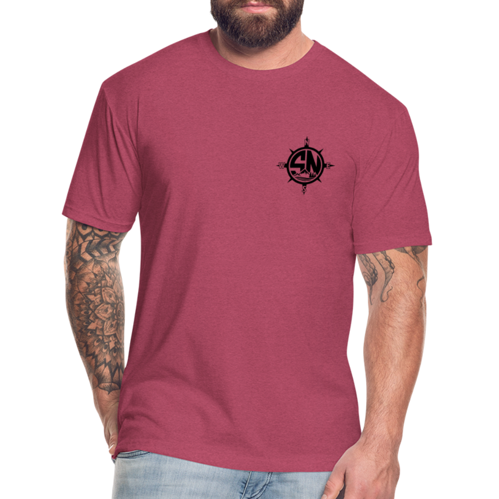 Maryland Style T-Shirt - heather burgundy