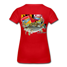 Load image into Gallery viewer, Women’s Premium Maryland Style T-Shirt - red
