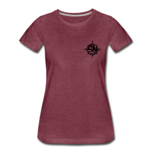 Load image into Gallery viewer, Women’s Premium Maryland Style T-Shirt - heather burgundy
