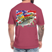 Load image into Gallery viewer, American Style T-Shirt - heather burgundy
