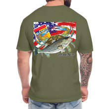 Load image into Gallery viewer, American Style T-Shirt - heather military green
