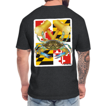 Load image into Gallery viewer, MD Crab T-Shirt - heather black
