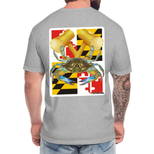 Load image into Gallery viewer, MD Crab T-Shirt - heather gray
