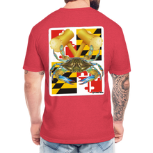 Load image into Gallery viewer, MD Crab T-Shirt - heather red
