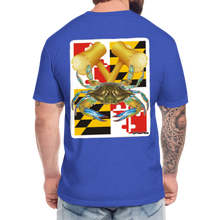 Load image into Gallery viewer, MD Crab T-Shirt - heather royal
