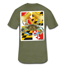 Load image into Gallery viewer, MD Crab T-Shirt - heather military green
