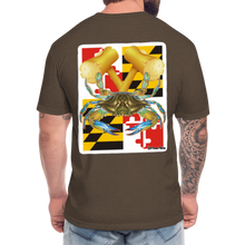 Load image into Gallery viewer, MD Crab T-Shirt - heather espresso
