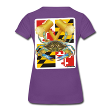 Load image into Gallery viewer, Women’s Premium MD Crab T-Shirt - purple
