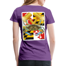 Load image into Gallery viewer, Women’s Premium MD Crab T-Shirt - purple
