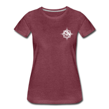 Load image into Gallery viewer, Women’s Premium MD Crab T-Shirt - heather burgundy
