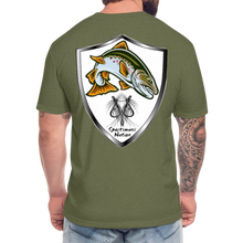 Load image into Gallery viewer, Chasing Rainbows T-Shirt - heather military green
