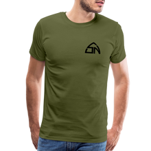 Load image into Gallery viewer, Men&#39;s Skull and Rods T-Shirt - olive green
