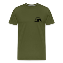 Load image into Gallery viewer, Men&#39;s Skull and Rods T-Shirt - olive green
