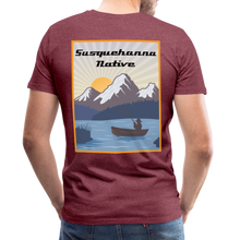 Load image into Gallery viewer, Men&#39;s Susky State Of Mind T-Shirt - heather burgundy
