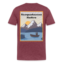 Load image into Gallery viewer, Men&#39;s Susky State Of Mind T-Shirt - heather burgundy
