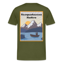 Load image into Gallery viewer, Men&#39;s Susky State Of Mind T-Shirt - olive green
