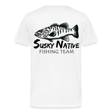 Load image into Gallery viewer, Men&#39;s Smallie Fishing Team T-Shirt - white
