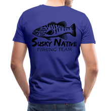 Load image into Gallery viewer, Men&#39;s Smallie Fishing Team T-Shirt - royal blue
