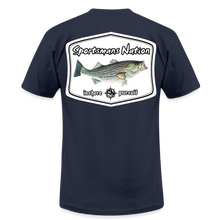 Load image into Gallery viewer, Inshore Pursuit Striper T-Shirt - navy
