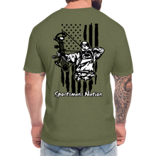 Load image into Gallery viewer, Bowhunt America T-Shirt - heather military green
