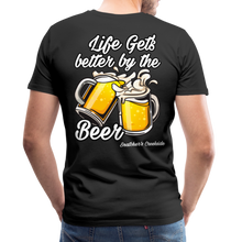 Load image into Gallery viewer, Men&#39;s Premium Better By The Beer T-Shirt - black
