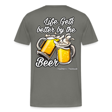 Load image into Gallery viewer, Men&#39;s Premium Better By The Beer T-Shirt - asphalt gray
