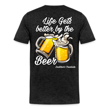 Load image into Gallery viewer, Men&#39;s Premium Better By The Beer T-Shirt - charcoal grey
